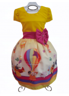 VESTIDO MUNDO BITA AMARELO TAM. M